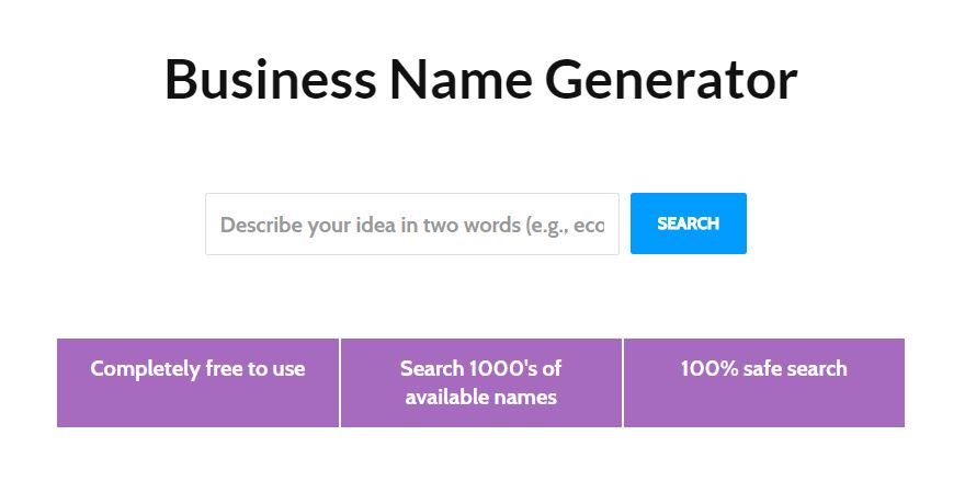 генератор на най-добрите бизнес имена