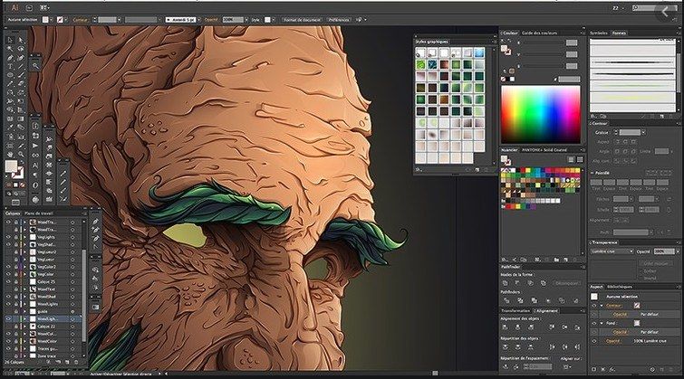 Adobe Illustrator - Mga guhit na graphic na may mataas na antas