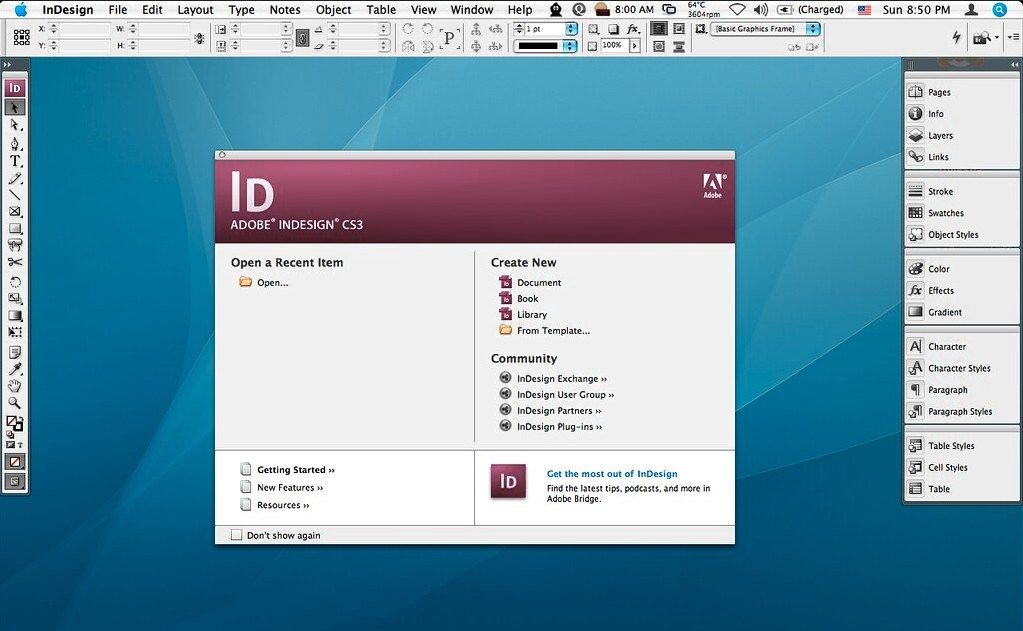 Adobe InDesign - tipptasemel graafiline disain