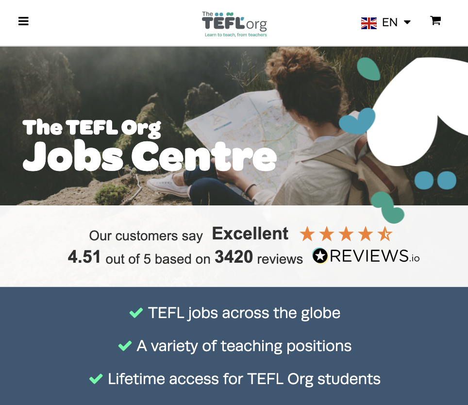 Locuri de muncă legate de călătorii: TEFL