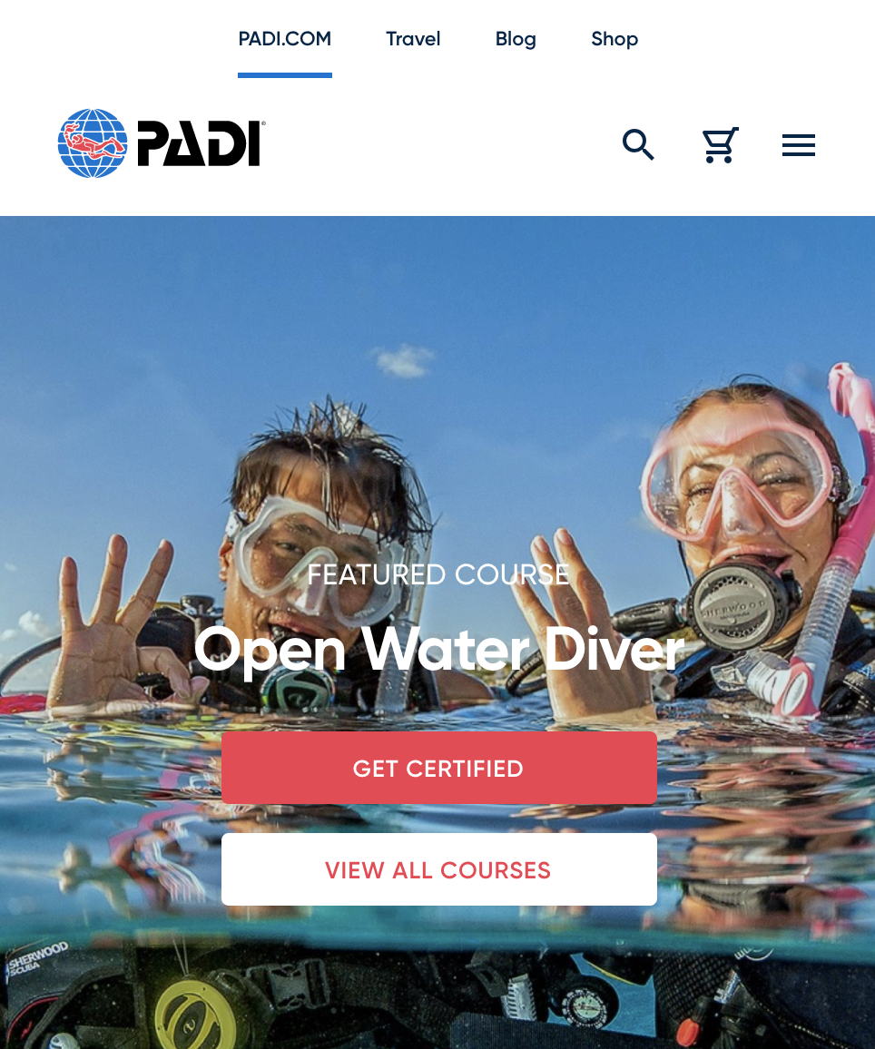 Reisejobs: PADI Scuba Diving Instructor