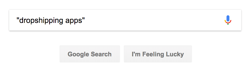 Genaue Suche in Google