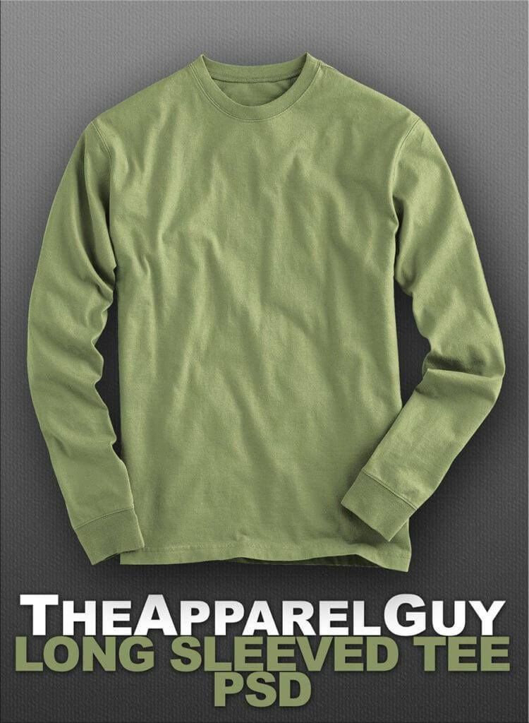 Langærmet T-shirt PSD- The Apparel Guy