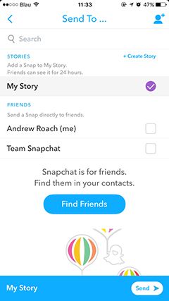 Snapchati turundusstrateegia