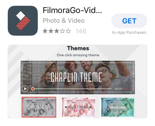 FilmoraGo Videobearbeitungs-App