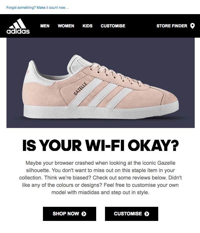 Adidas Email Template