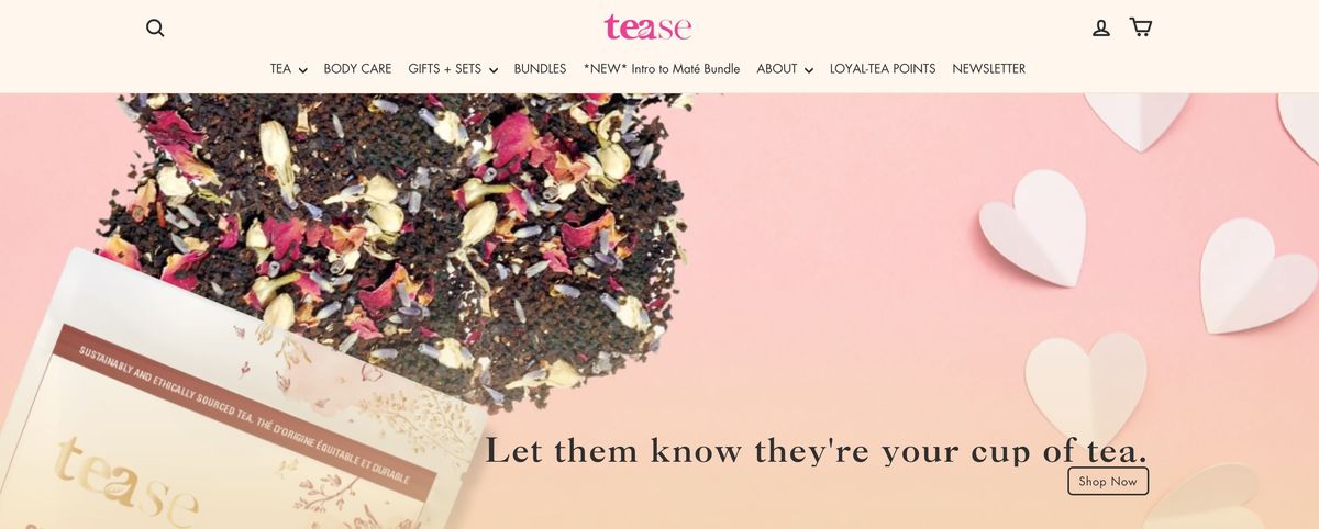 уебсайт за чай за чай