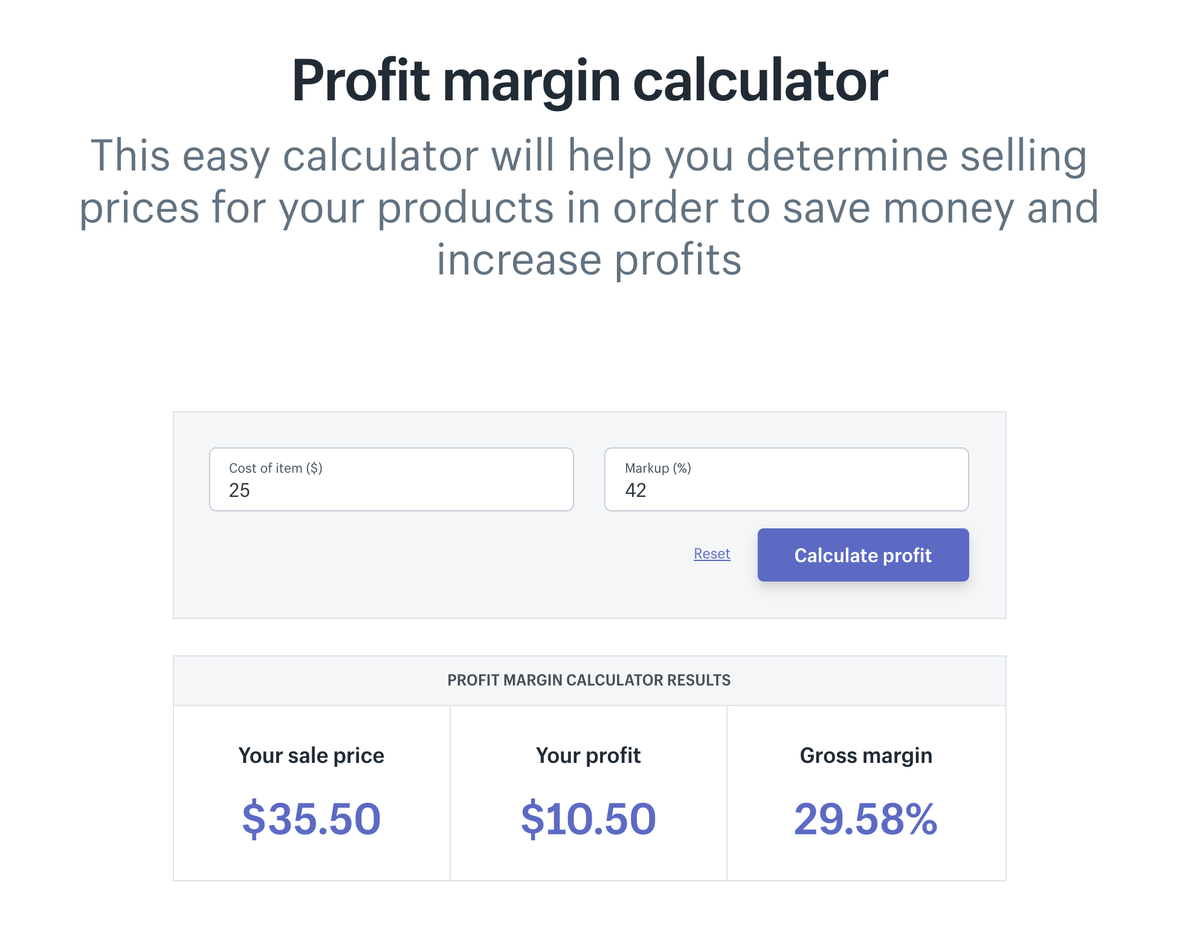 Kalkulator profitne marže