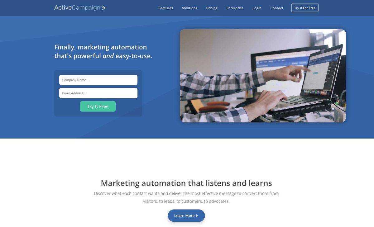 Topplatform voor e-mailmarketing: ActiveCampaign