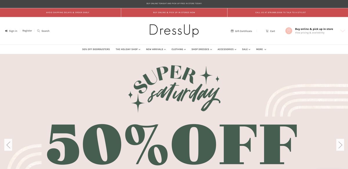 Dressup Online-Shop