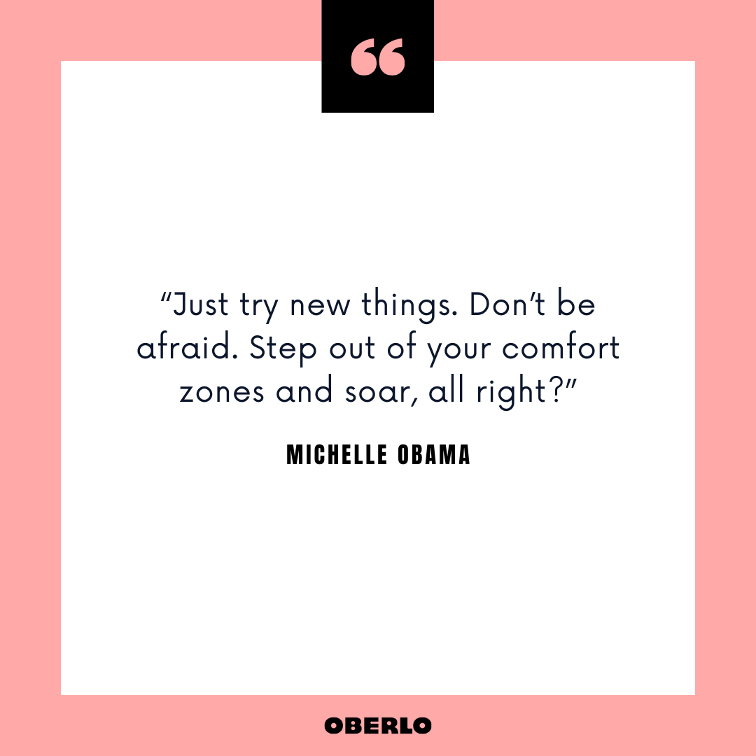 Savjeti za prelazak na srednju karijeru: citat Michelle Obama