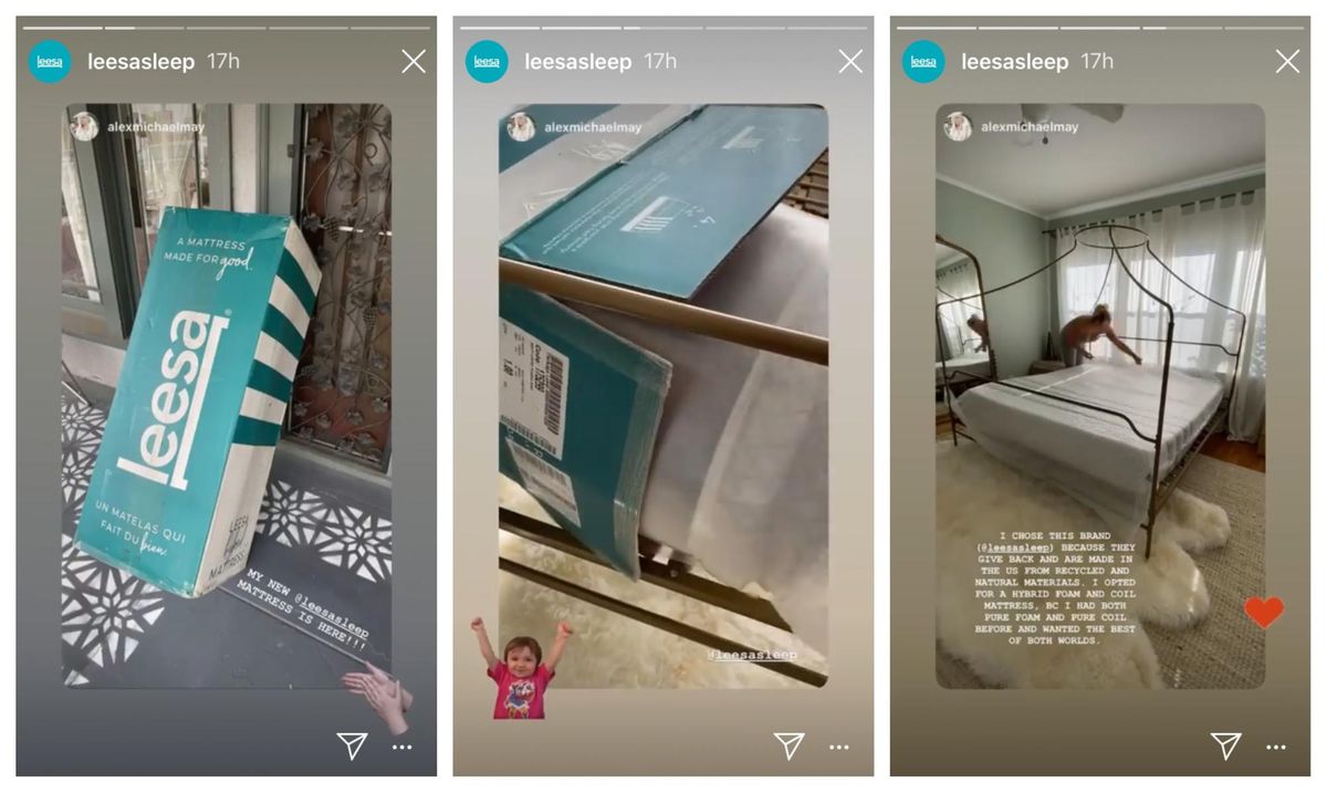 MVMT Instagram stāsta dizaina piemērs