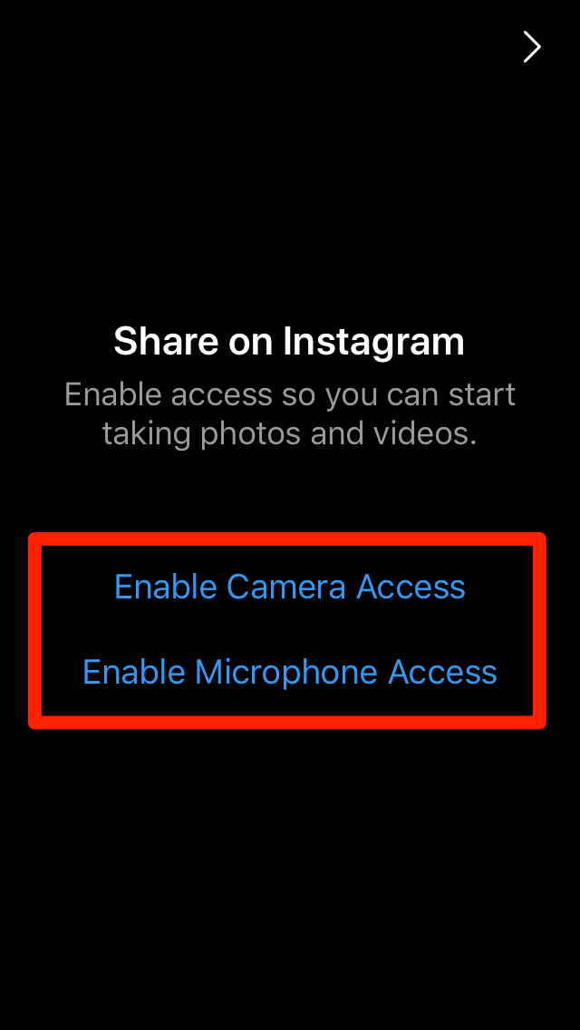 Активирайте Access Instagram Live