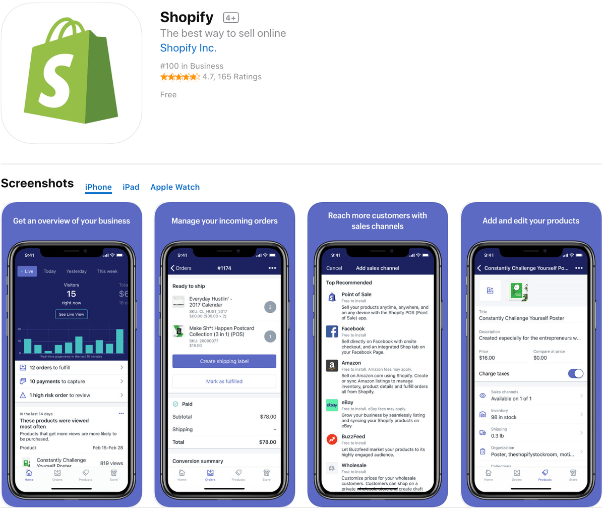 Marketingo programos „Shopify“