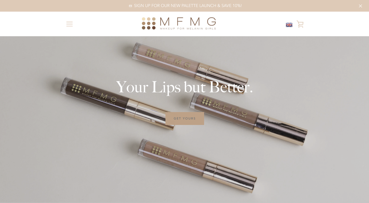 Ví dụ về trang web doanh nghiệp nhỏ: MFMG