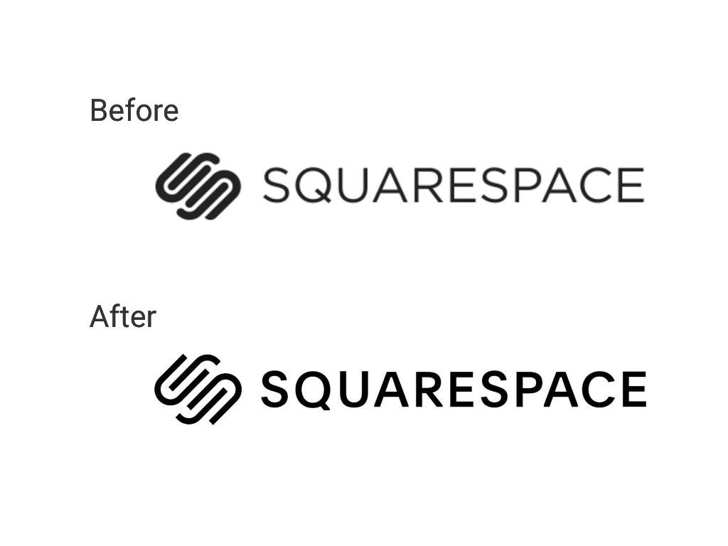 Zmiana marki Squarespace za pośrednictwem Envato