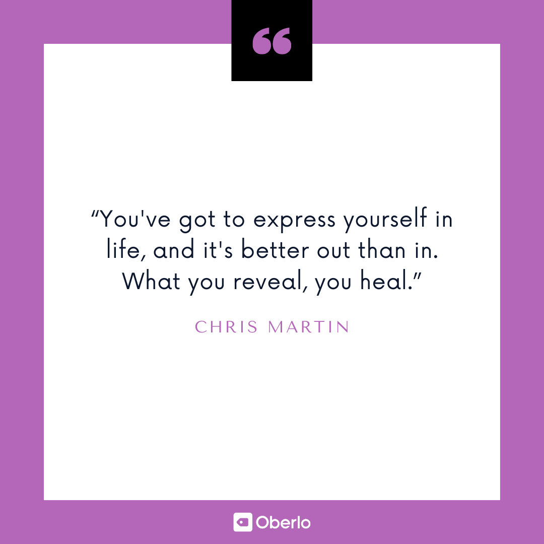 Mejore usted mismo Cita: Chris Martin