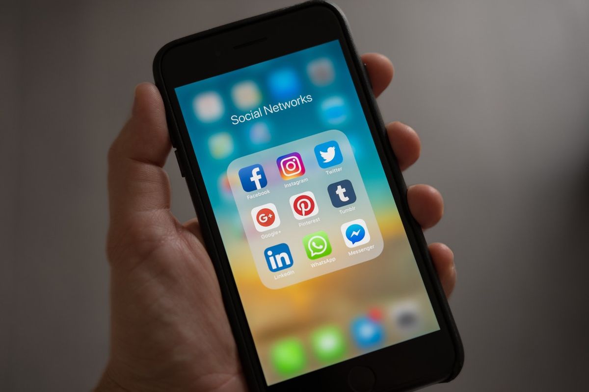 apps ng social media sa isang iphone