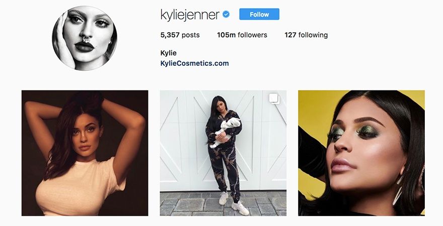 Kylie Jenner - Branding personal