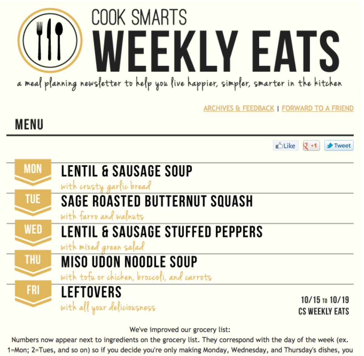 Cook Smarts E-Mail-Newsletter