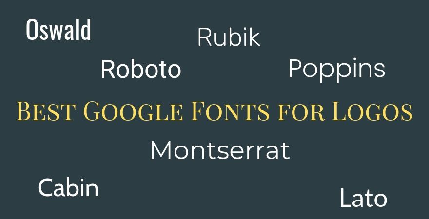 Beste Google Fonts für Logos