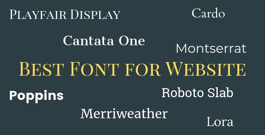 Najbolji font za web stranicu