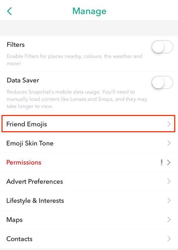 snapchat emojis - ką reiškia snapchat emojis