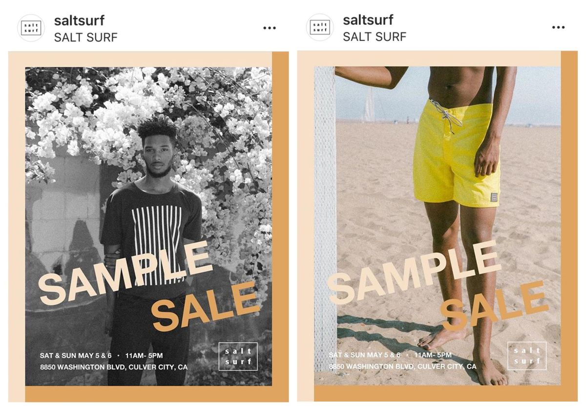 Plantillas de Instagram de Salt Suf