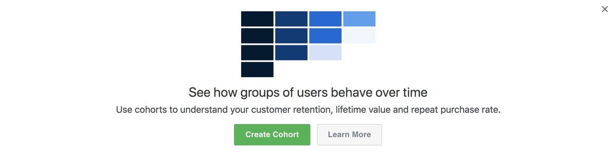 Creación de cohortes en análisis de Facebook