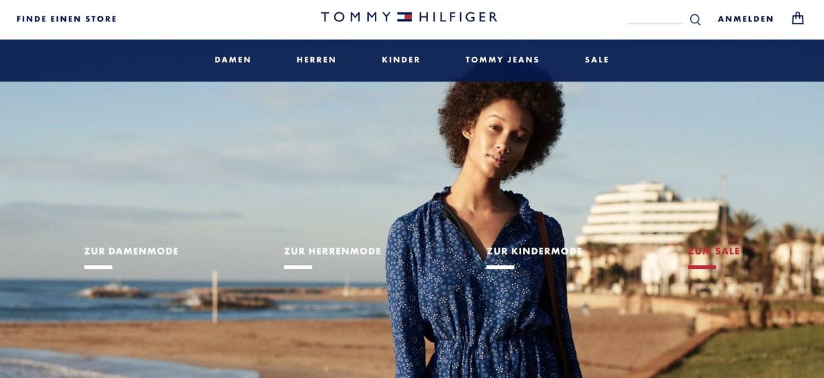 متجر تومي هيلفيغر على الإنترنت