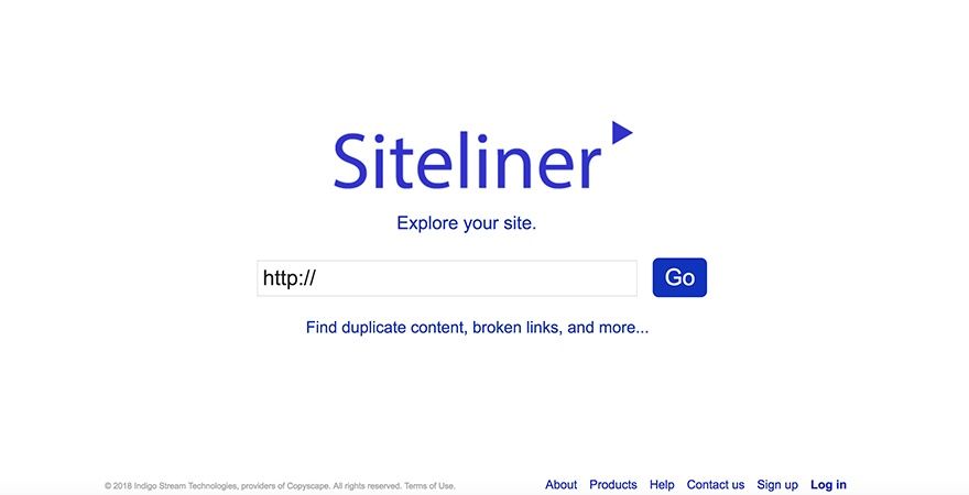 Siteliner - أداة تحليل SEO