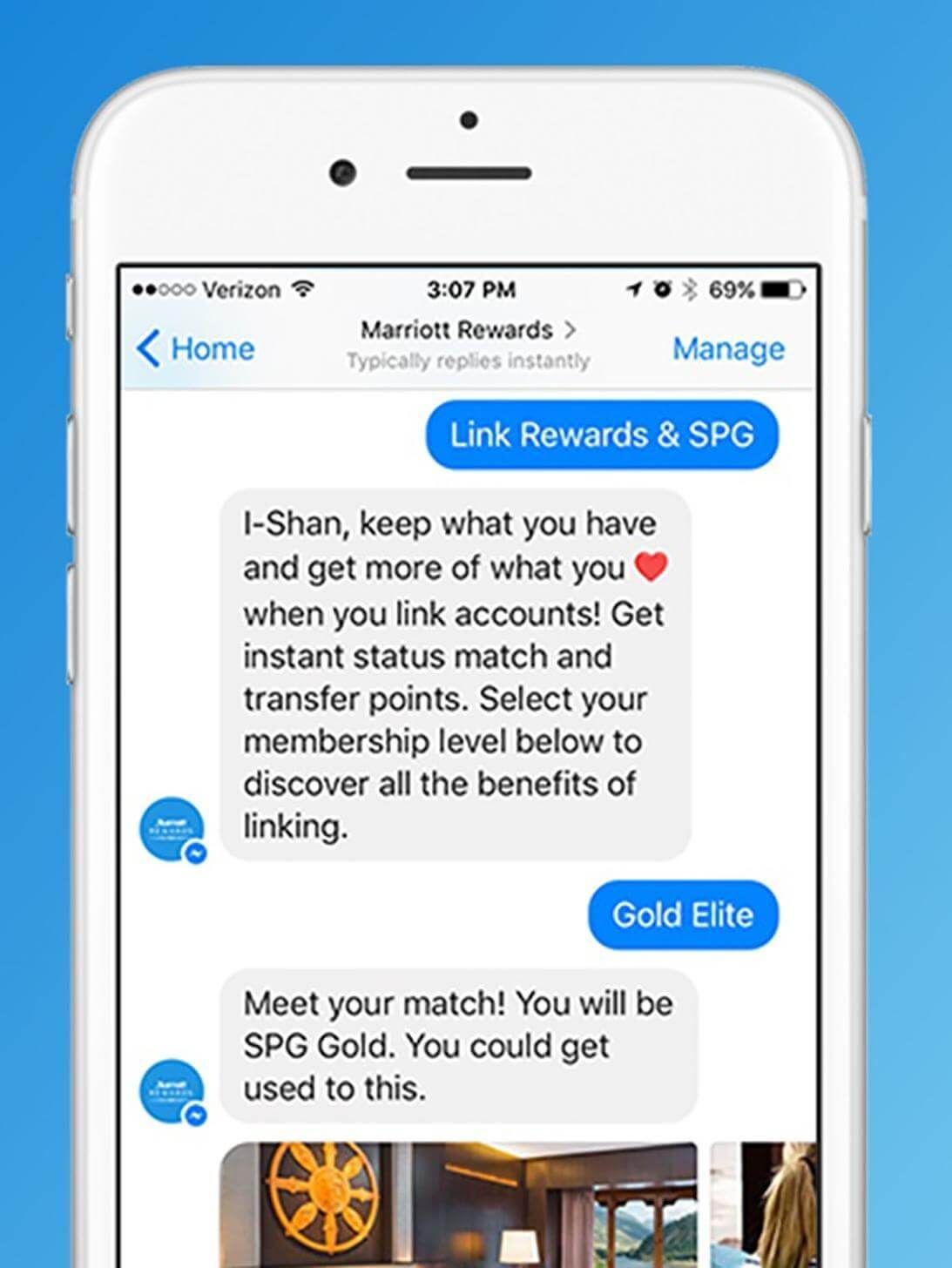 Marriotin Facebook-chatbot