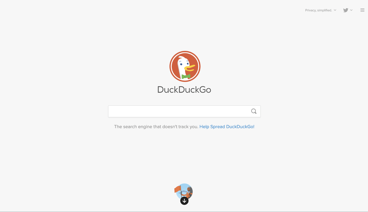DuckDuckGo सर्च इंजन