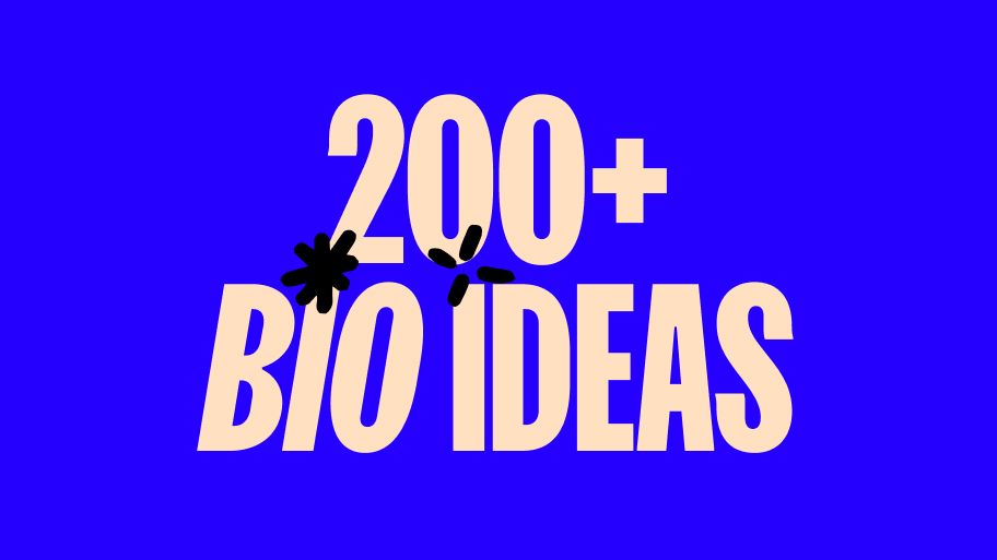 Plus de 200 idées de bio Instagram que vous pouvez copier et coller
