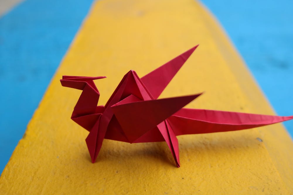 Origami preiswerter Zeitvertreib
