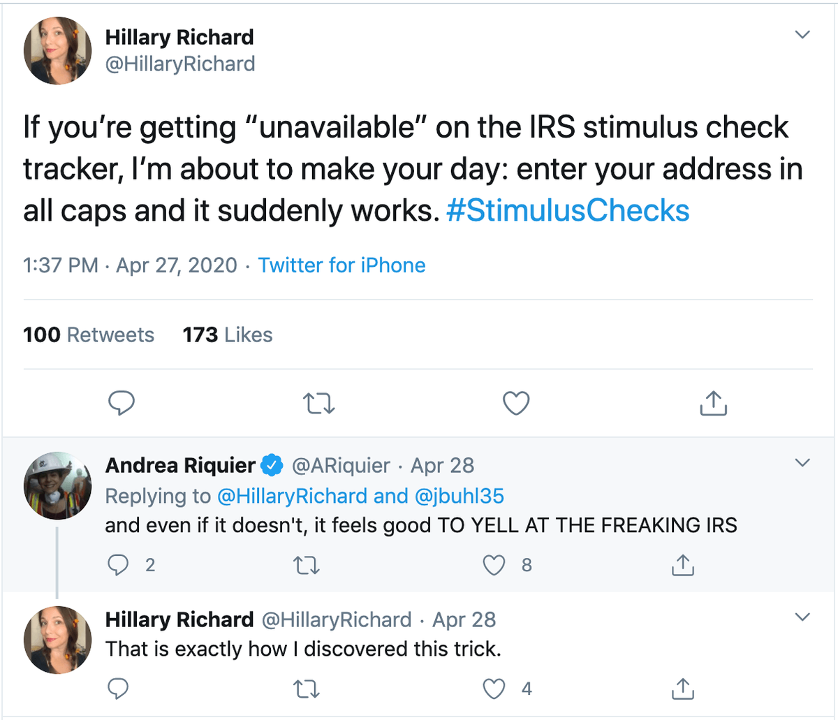 IRS-i tööriista tõrkeotsing