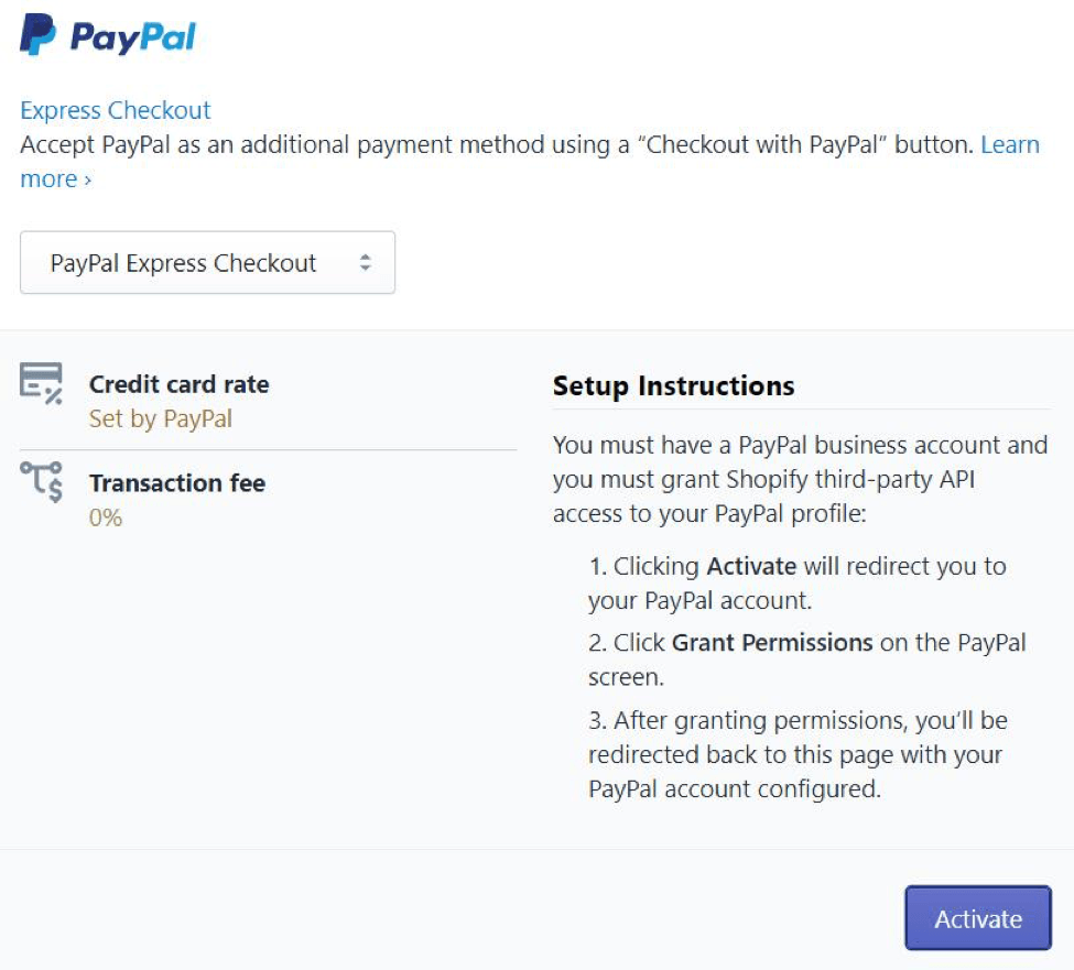 „PayPal“ mokėjimų puslapis