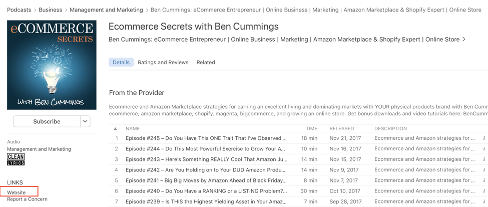 beste E-Commerce-Podcasts