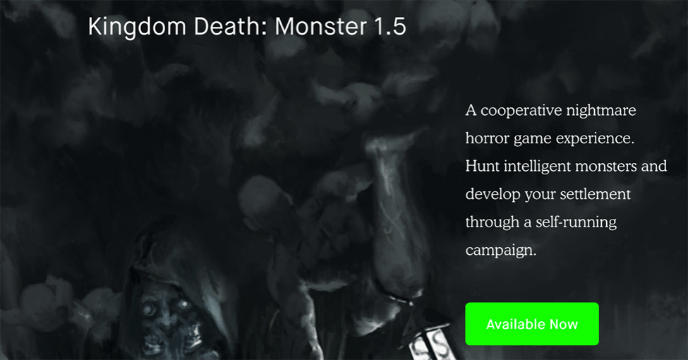 4. Kingdom Death: Monster 1.5