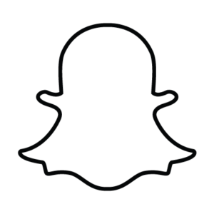 logotip de la marca fantasma Snapchat