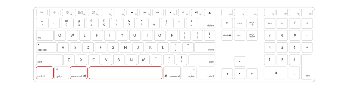 mac-клавиатура