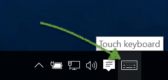 Touch-Tastatur