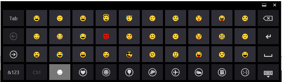 papan kekunci emoji