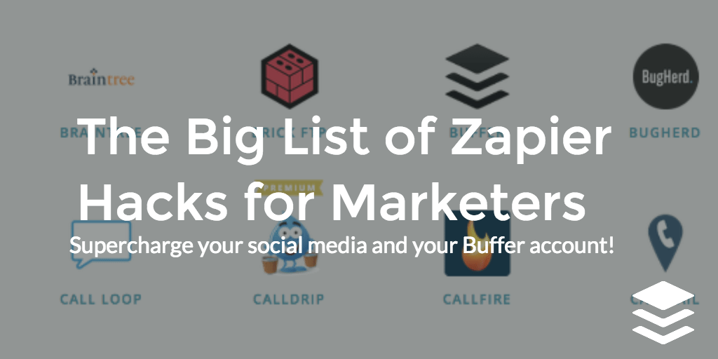 Didelis „Zapier Hack“ sąrašas rinkodaros specialistams: 46 receptai socialinei žiniasklaidai, produktyvumui ir dar daugiau