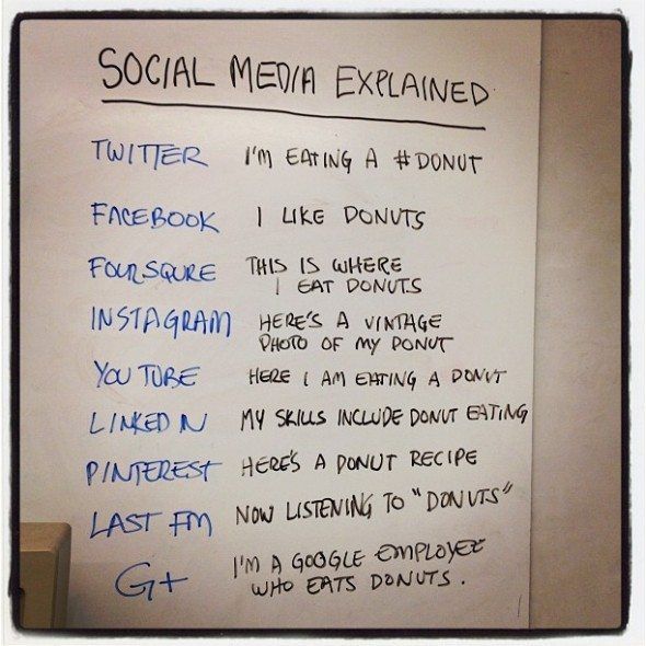 rosquilla de redes sociales