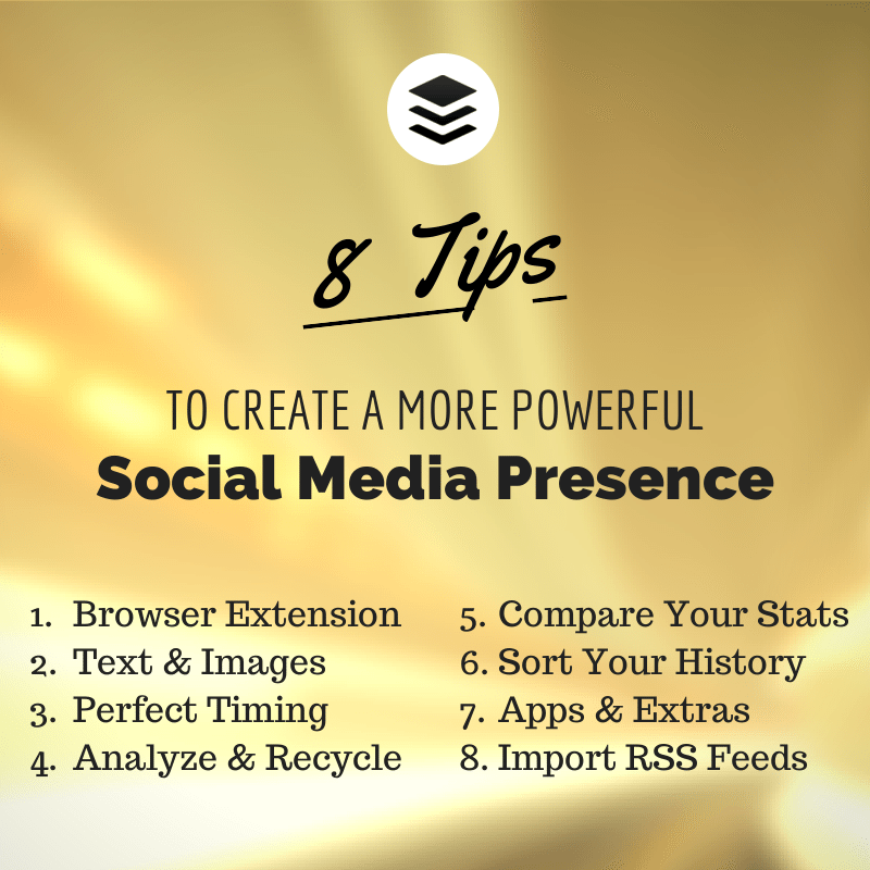 ソーシャルメディアのための8つのヒント