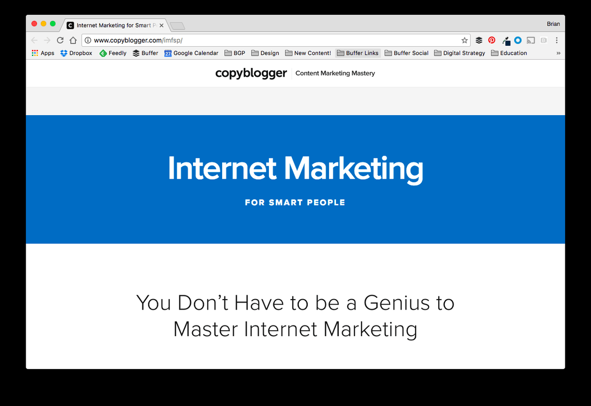 Pemasaran Internet untuk orang pintar