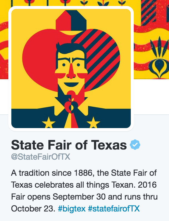 държавен панаир на Тексас-Twitter