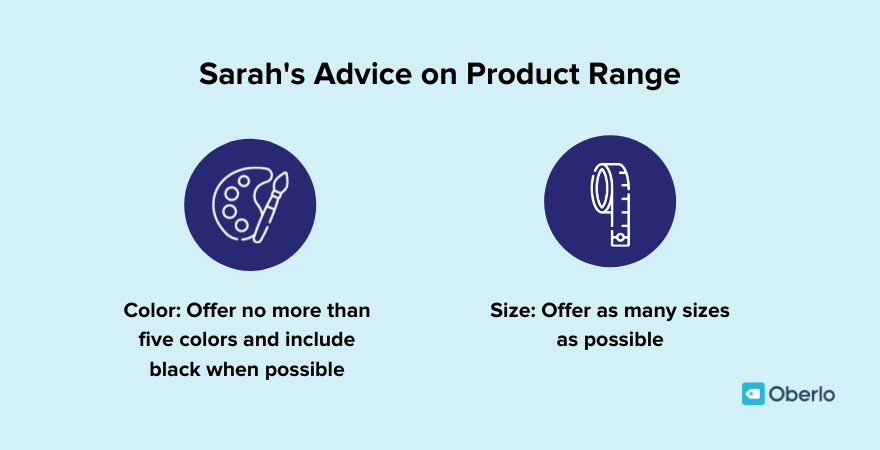 Consejos de Sarah & aposs sobre la gama de productos