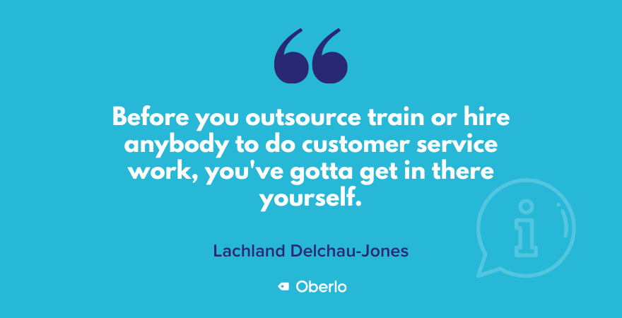 Lachie spricht über das Outsourcing des Kundenservice